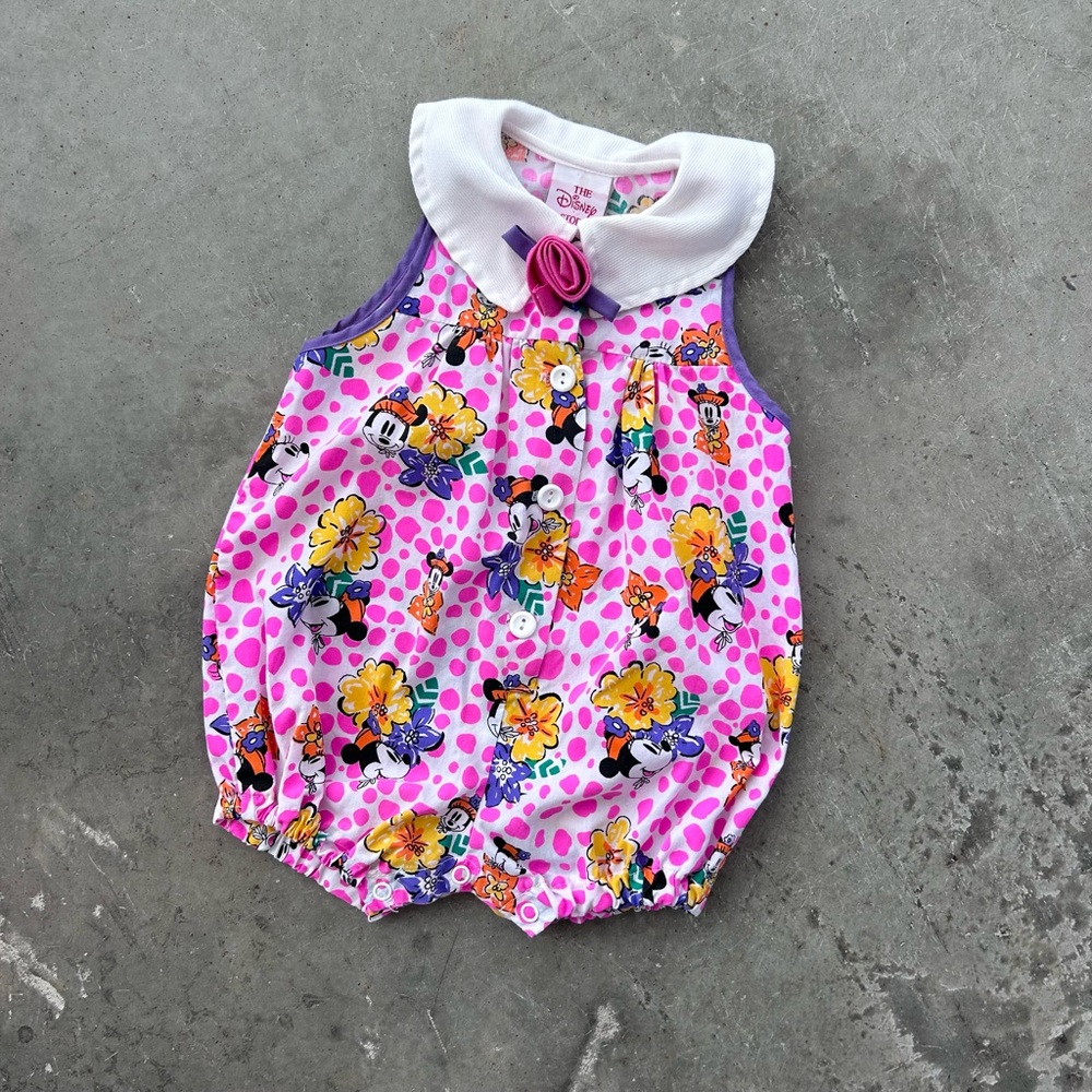 Vintage Disney store Minnie bubble romper - 18m